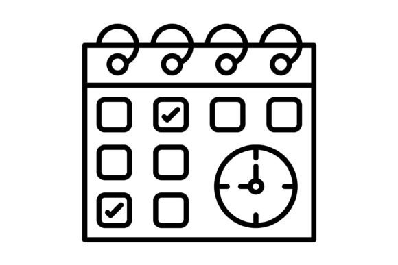 Calendar Outline Icon: A Versatile Asset for Modern Design