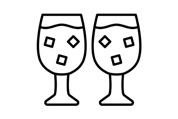 Drink Glass Outline Icon: A Versatile Design Asset