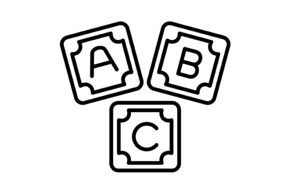 Exploring the Abc Block Outline Icon for Creative Projects