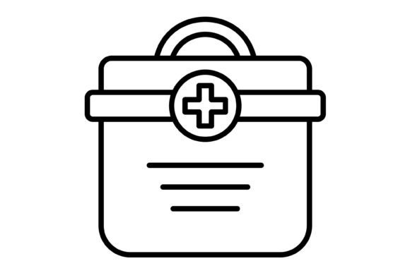 First Aid Kit Outline Icon: Essential Visuals for Modern Design