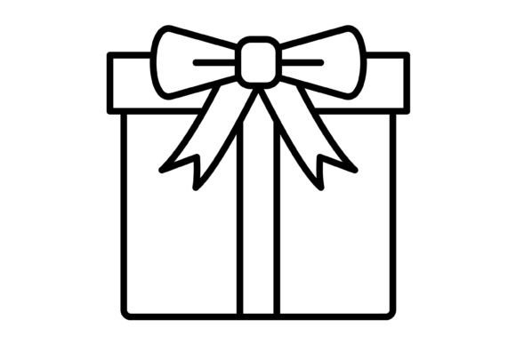 Gift Box Outline Icon: A Versatile Asset for Modern Design
