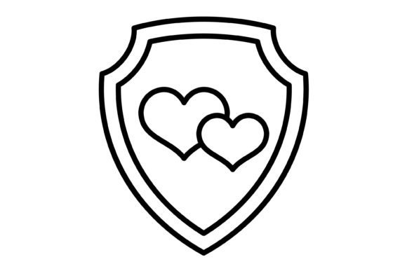 Shield Outline Icon: A Versatile Design Asset for Modern Projects