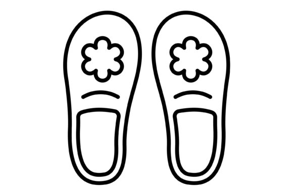 Slippers Outline Icon: A Modern Take on Everyday Comfort