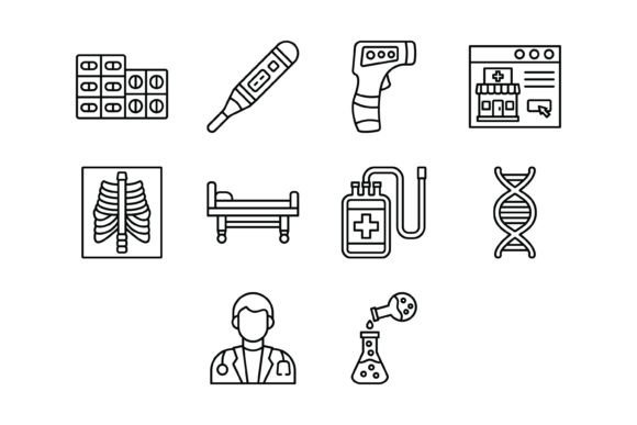 Streamlining Your Design Workflow with Medical Outline Icons