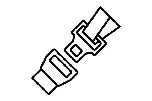 The Seat Belt Outline Icon: Your Go-To Design Asset