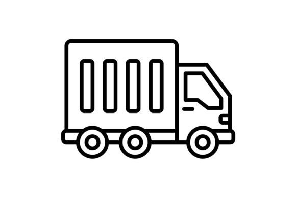 Truck Outline Icon: A Versatile Asset for Modern Design